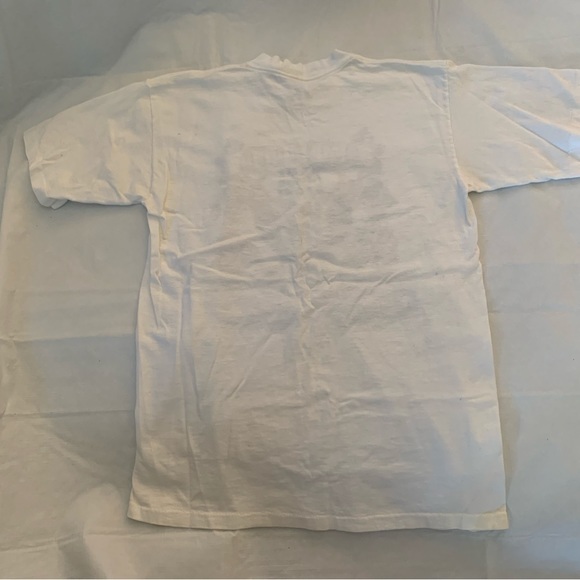 VTG God Bless America Men's T-Shirt Medium Eagle Flag Graphic Single Stitch - Picture 6 of 8